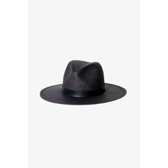 JANESSA LEONE Accessories - NEW JANESSA LEONE women's simone fedora shape hat in black